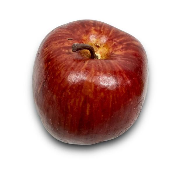 Realistic Artificial Fruit 4 Pieces Red Apple Green Grapes Lime Pear Table Decor - Picture 4 of 5